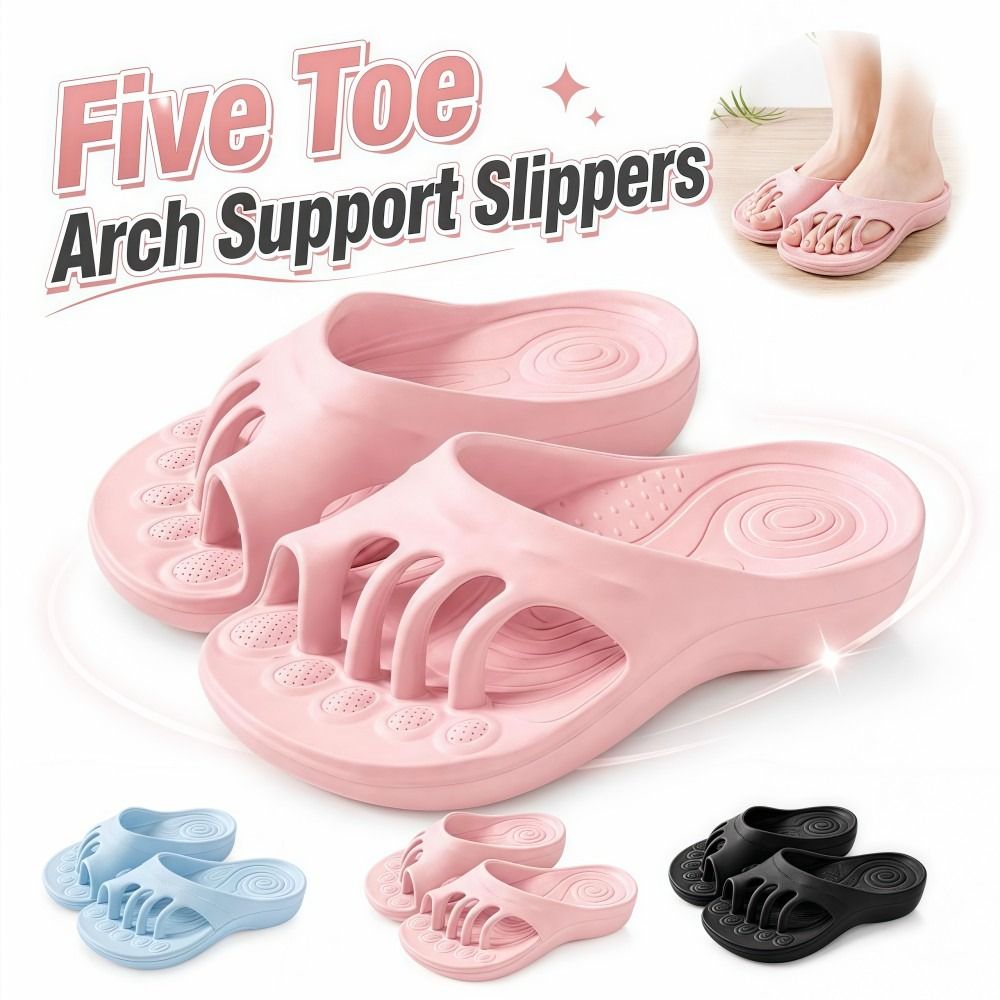 Women'S Shoes With Bunions - รองเท้าแตะ EVA แบบห้านิ้ว กันลื่น รองรับอุ้งเท้า บรรเทาอาการปวดนิ้วหัวแม่เท้า