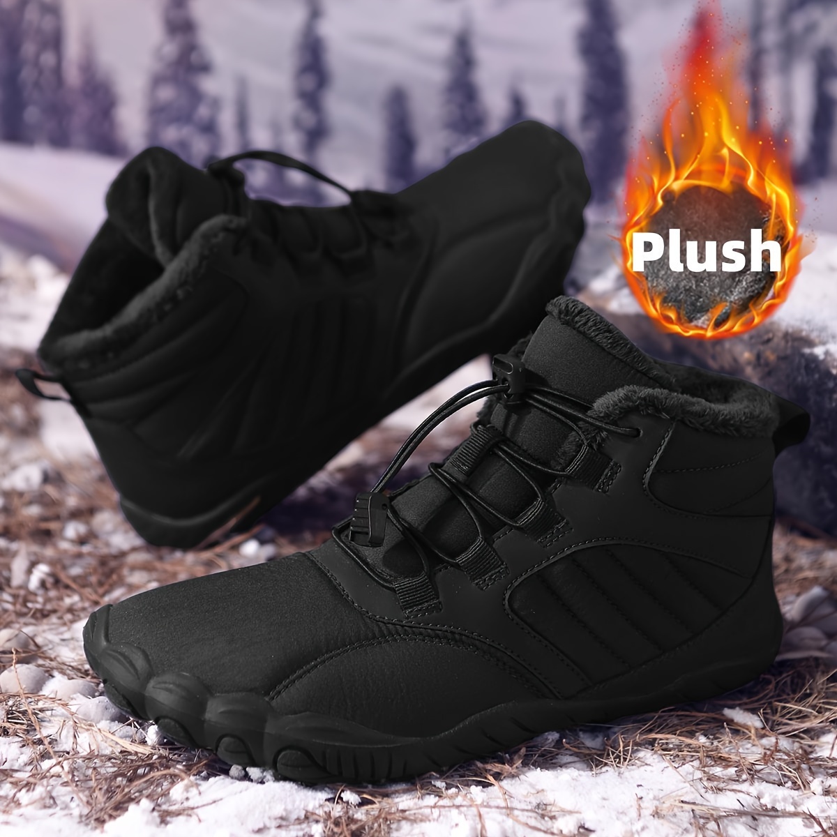 รองเท้าบูทหิมะแบบสวมใส่สบายสำห - Women'S Shoes Extra Wide บทวิจารณ์และราคา