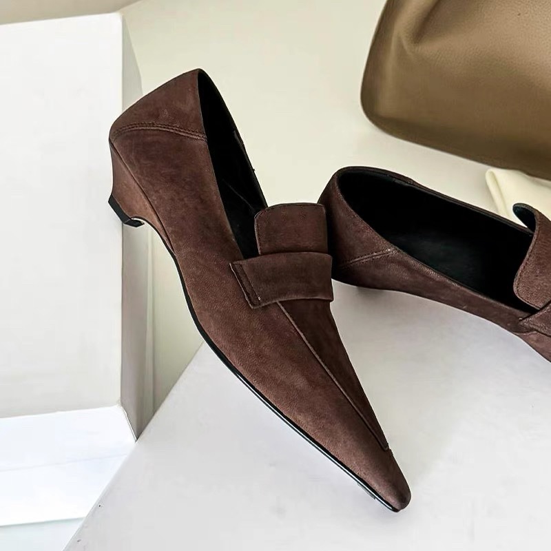 รองเท้าส้นเตี้ยหัวแหลม ดีไซน์ห - Women'S Shoes Kitten Heels บทวิจารณ์และราคา