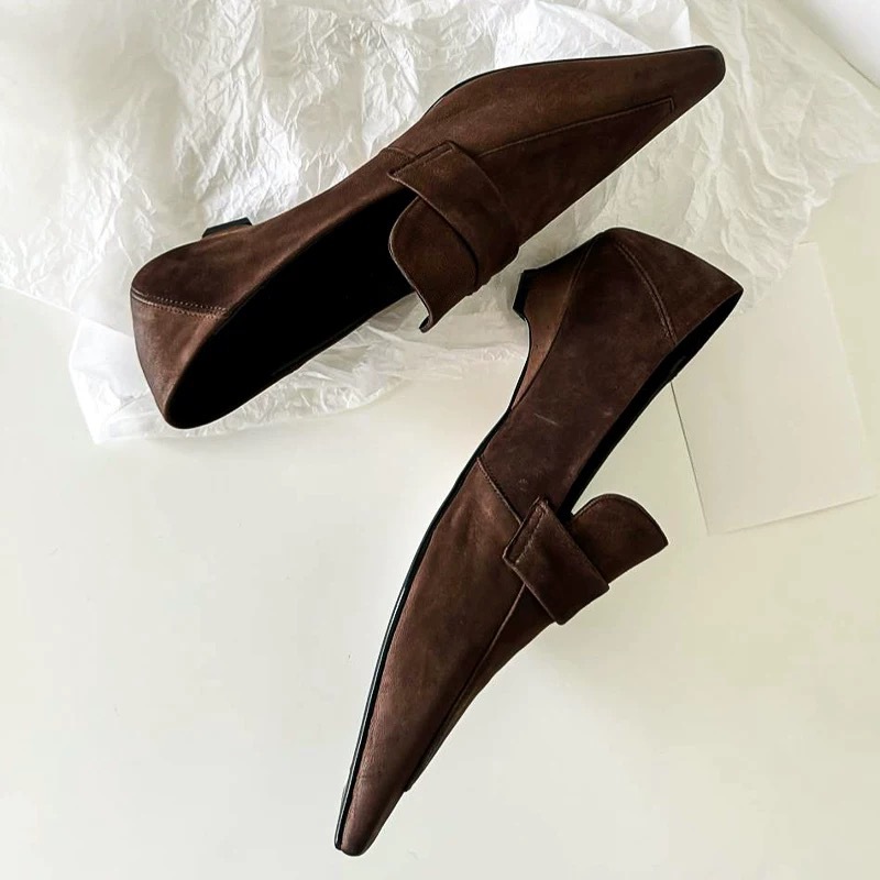 รองเท้าส้นเตี้ยหัวแหลม ดีไซน์ห - Women'S Shoes Kitten Heels บทวิจารณ์และราคา
