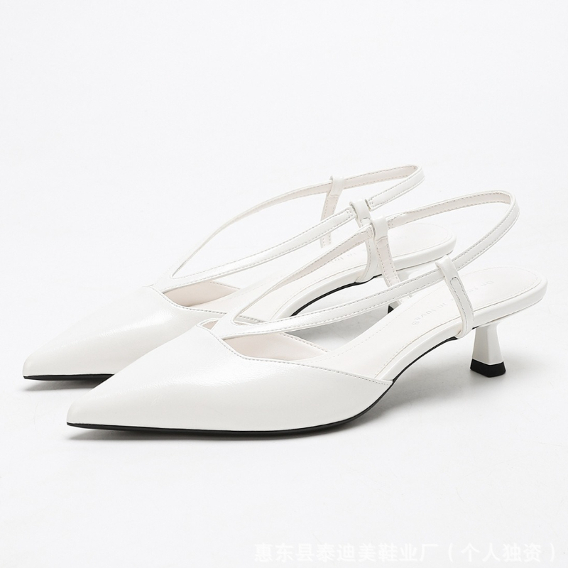 รองเท้าส้นสูงแบบปลายแหลม ส้นเต - Women'S Shoes Kitten Heels บทวิจารณ์และราคา