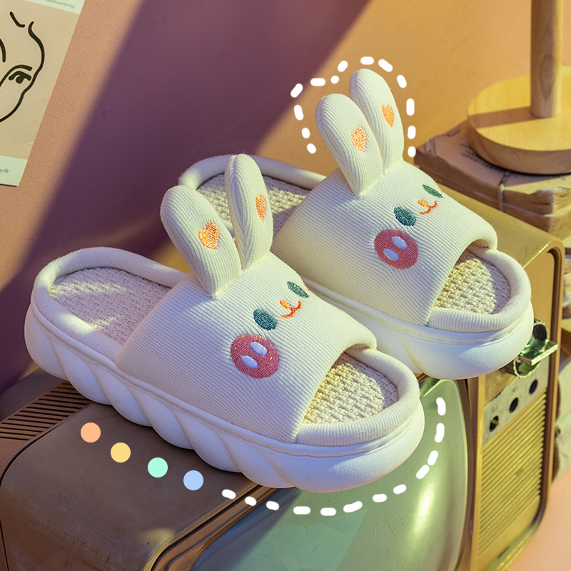บ้านรองเท้าแตะผ้าลินินสําหรับผ - Women'S Shoes Cloud บทวิจารณ์และราคา