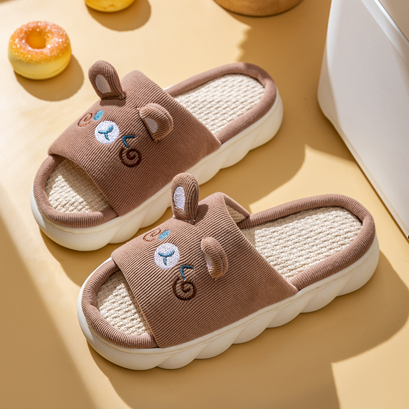 บ้านรองเท้าแตะผ้าลินินสําหรับผ - Women'S Shoes Cloud บทวิจารณ์และราคา