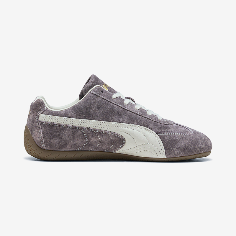 รองเท้ากีฬาลำลองสีม่วงควันบุหร - Women'S Shoes Puma Speedcat บทวิจารณ์และราคา