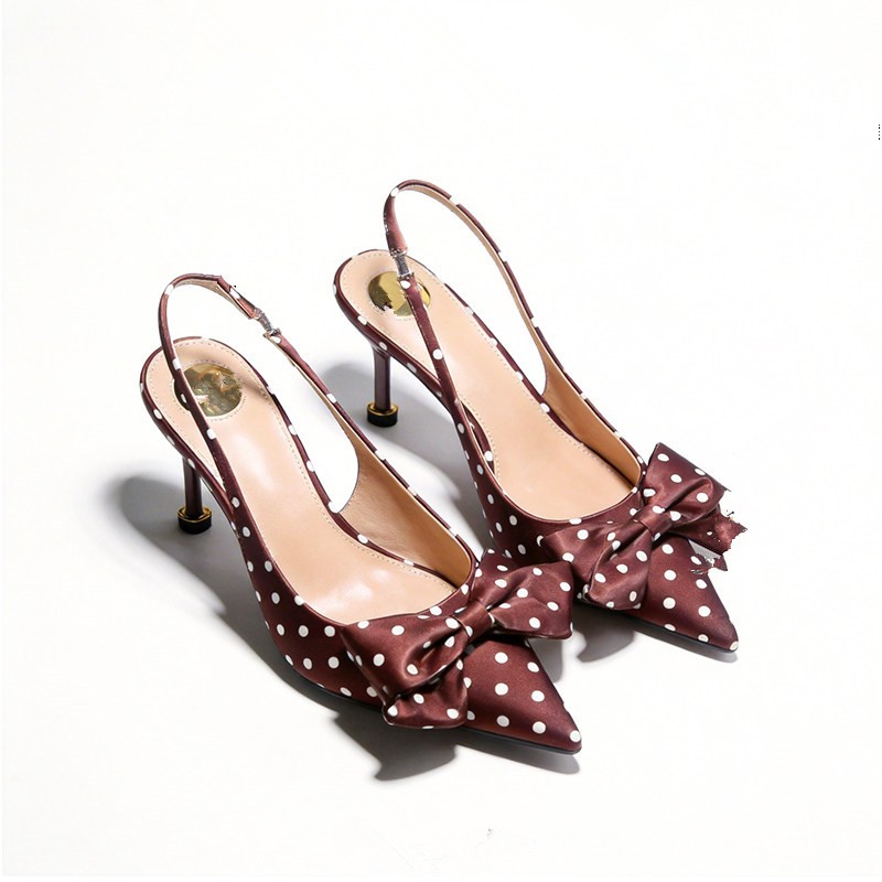 รองเท้าส้นสูงลายจุดสำหรับผู้หญ - Women'S Shoes Kitten Heels บทวิจารณ์และราคา