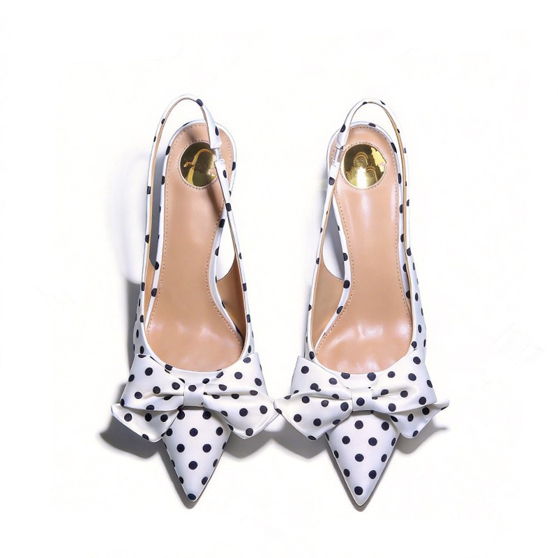รองเท้าส้นสูงลายจุดสำหรับผู้หญ - Women'S Shoes Kitten Heels บทวิจารณ์และราคา