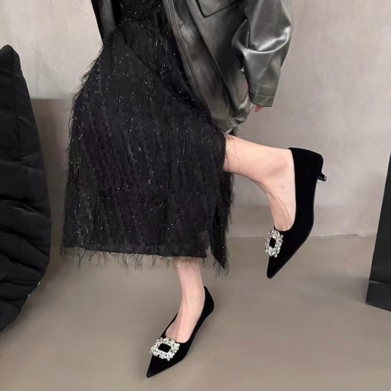รองเท้าส้นสูงสตรีแบบหัวเหลี่ยม - Women'S Shoes Kitten Heels บทวิจารณ์และราคา