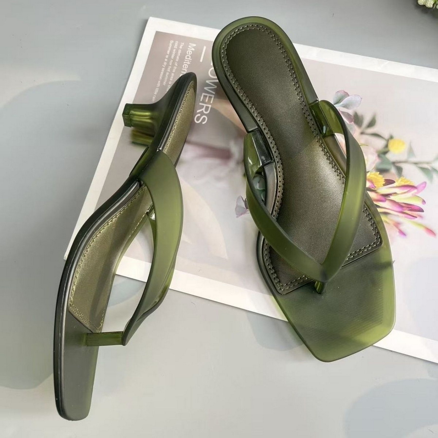 รองเท้าแตะแบบสวมสีเขียวมะกอก P - Women'S Shoes Kitten Heels บทวิจารณ์และราคา