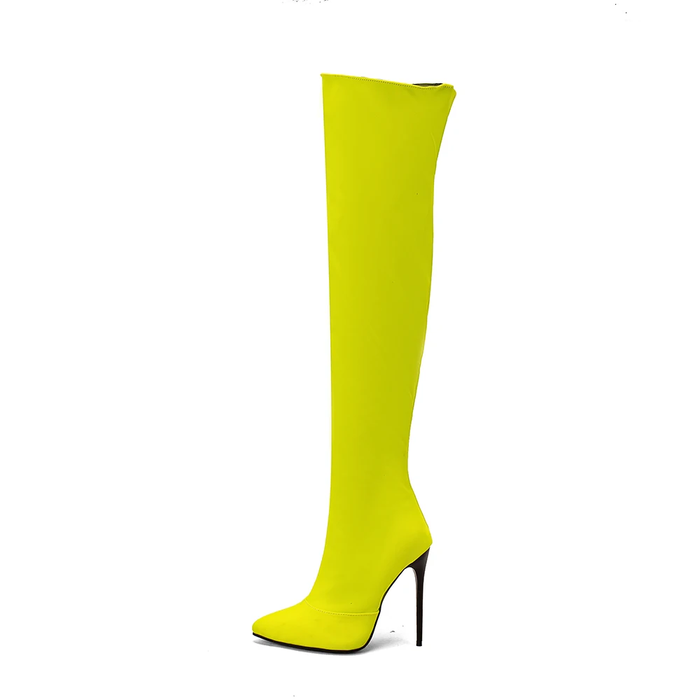 ฤดูหนาวใหม่ Glamour สีส้มสีเหล - Women'S Shoes Yellow บทวิจารณ์และราคา