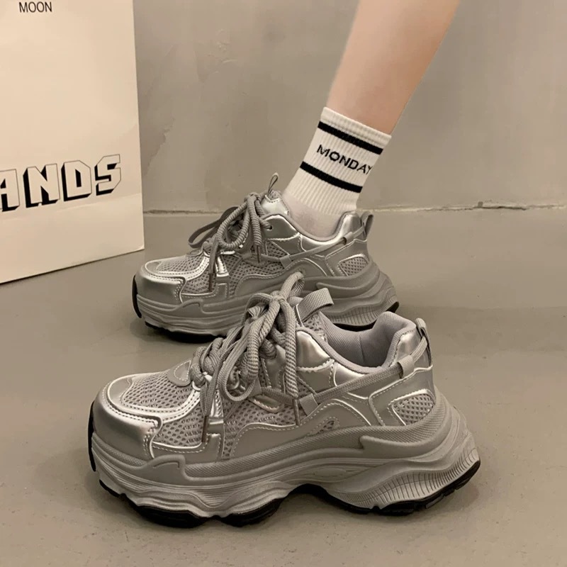 รองเท้าผ้าใบแพลตฟอร์มสำหรับผู้ - Women Shoes Store บทวิจารณ์และราคา