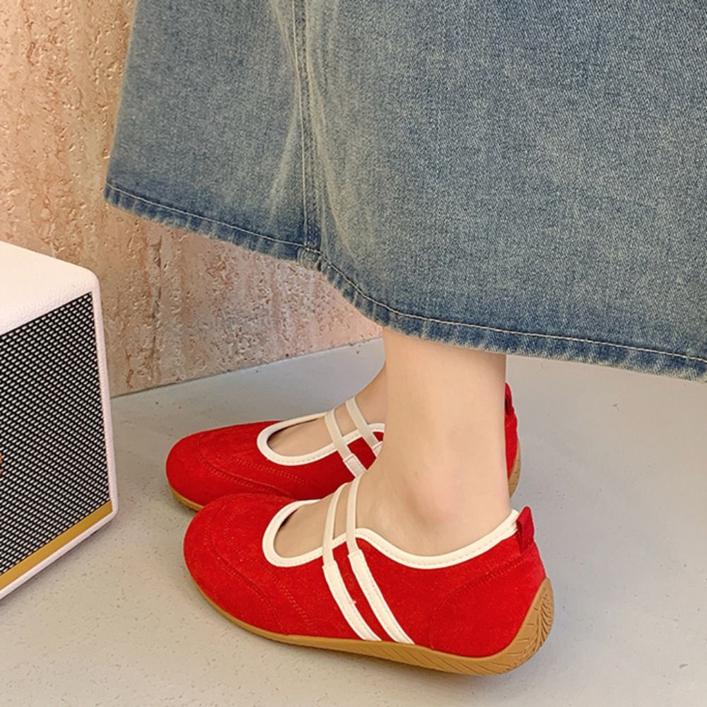 รองเท้าแมรี่เจนสีสันตัดกัน หนั - Mary Jane Shoes บทวิจารณ์และราคา
