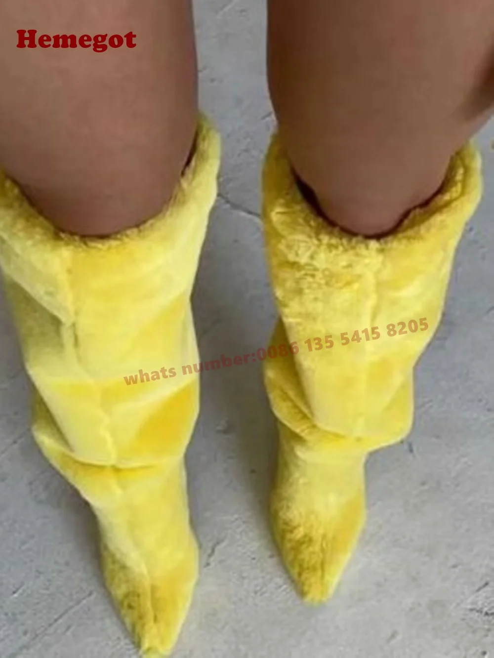 รองเท้าบูทยาวสำหรับผู้หญิง ปลา - Women'S Shoes Yellow บทวิจารณ์และราคา